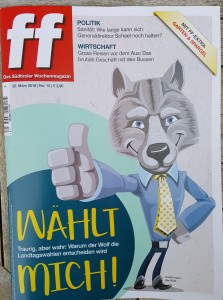 Titelblatt einer Südtiroler Zeitung