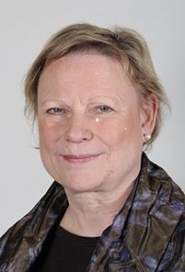 Staatssekretärin Almut Kottwitz hat die Wölfe entdeckt (Foto Martin Rulsch).